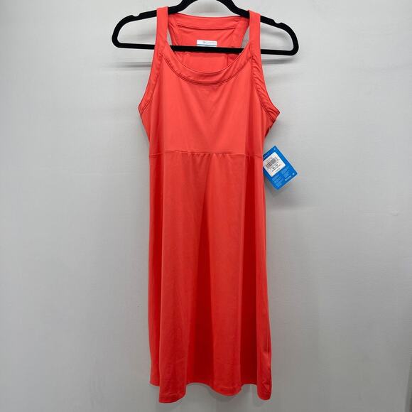 Columbia Double Springs‎ Dress Womens XS Orange Outdoorsy Athletic Lightweight - Picture 1 of 7